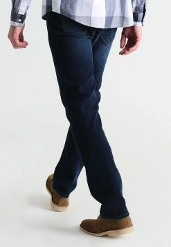 Pier One BASIC - Straight Leg Jeans - Dark Blue Denim -Pier One Shop a4ebfb4549ae43cc8fd6ef9a34b37b32