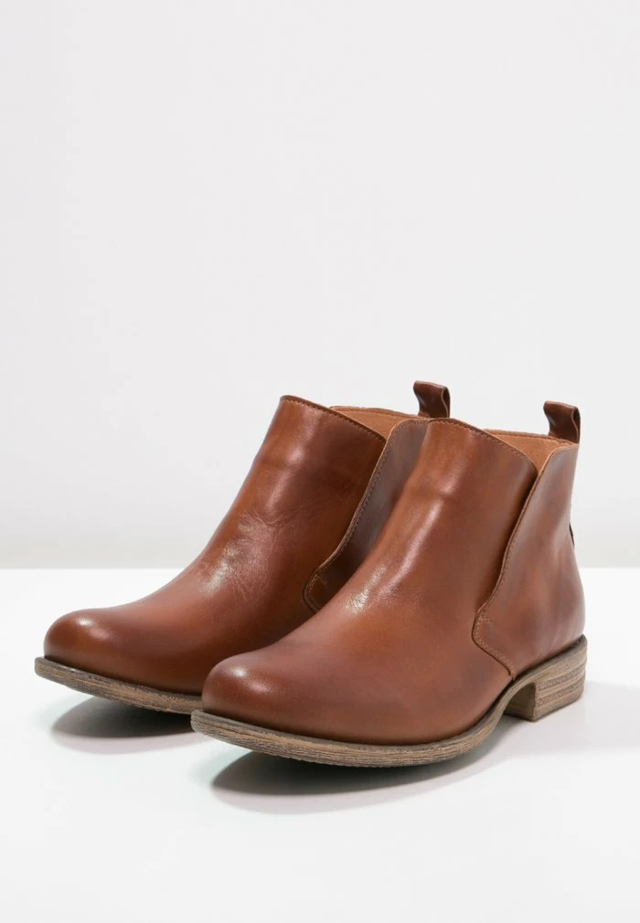 Pier One LEATHER - Ankle Boots - Brandy 3 Pier One LEATHER - Ankle Boots - Brandy - Image 3