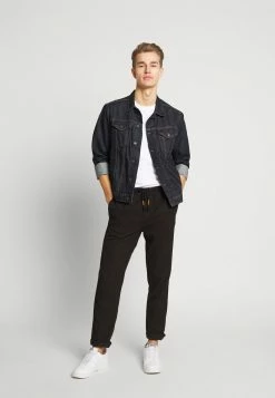 Pier One 3 PACK - Basic T-shirt - Grey/white/black