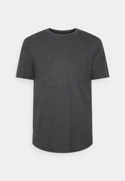 Pier One 7 PACK - Basic T-shirt - Mottled Dark Grey/white/black -Pier One Shop a7766795482a4011898d113bdf0e49ab