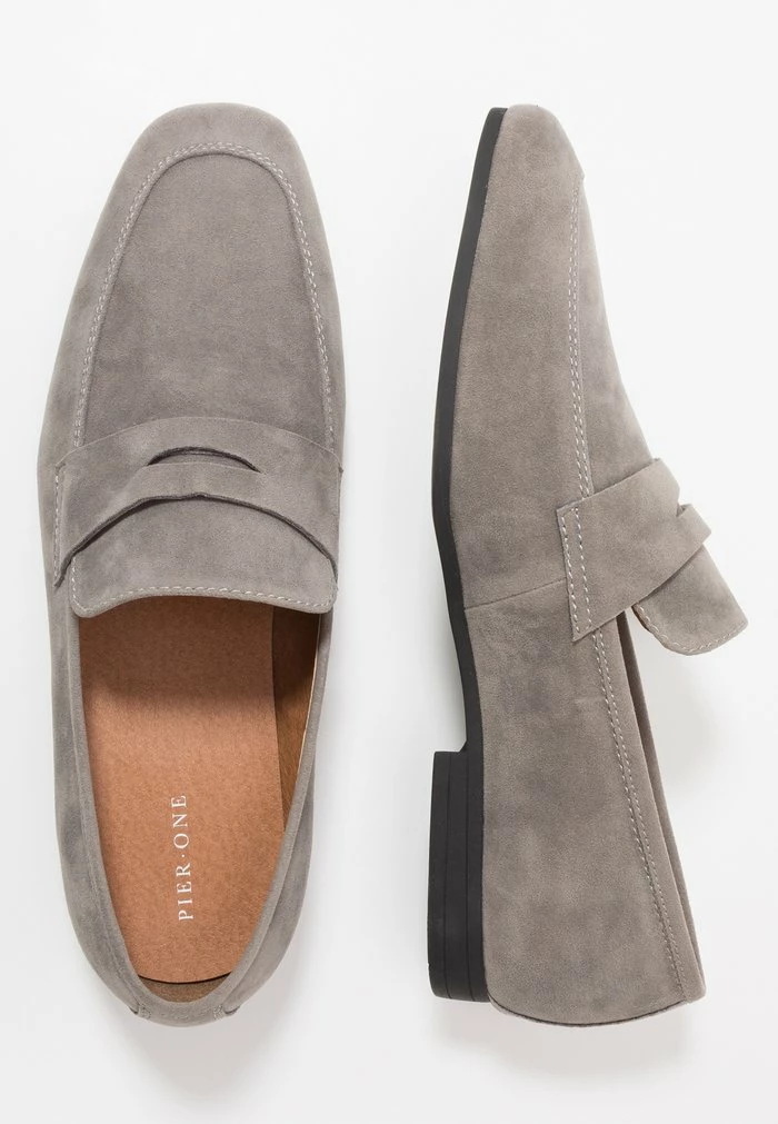 Pier One Smart Slip-ons - Grey 2 Pier One Smart Slip-ons - Grey - Image 2