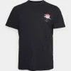 Pier One Print T-shirt - Black