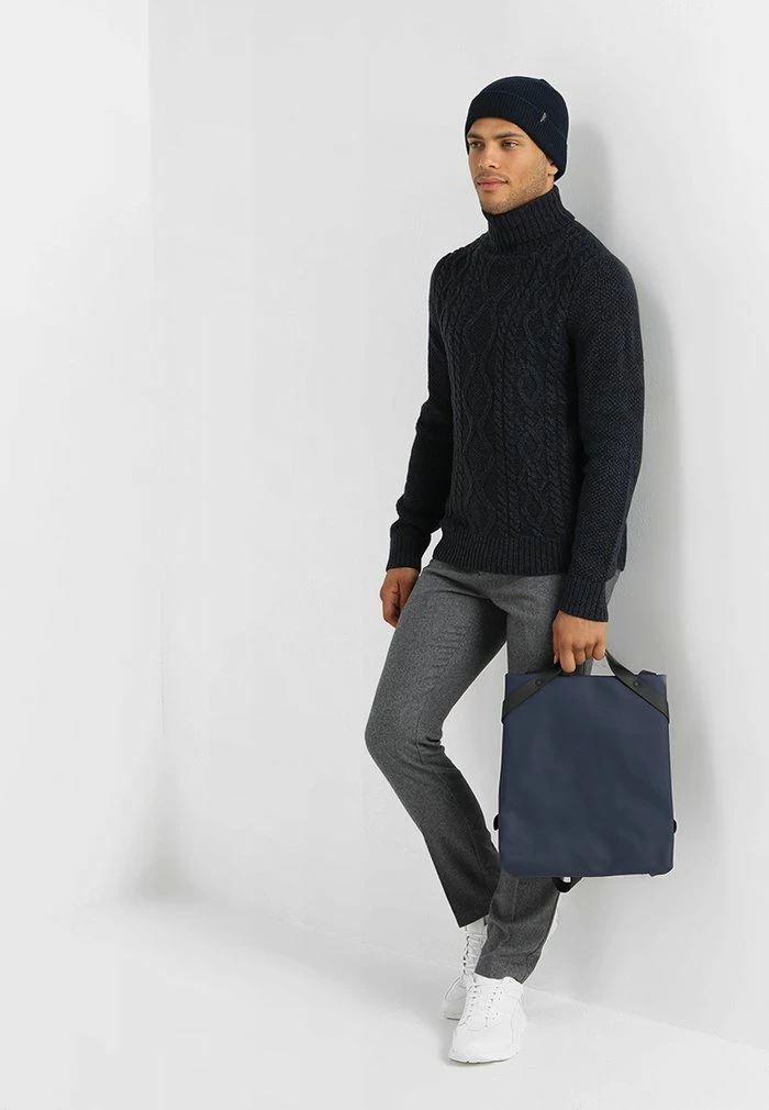 Pier One Jumper - Mottled Dark Blue 2 Pier One Jumper - Mottled Dark Blue - Image 2