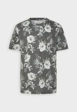 Pier One UNISEX - Print T-shirt - White/black -Pier One Shop b10cb188cac243ffa1b074d84fa8421a