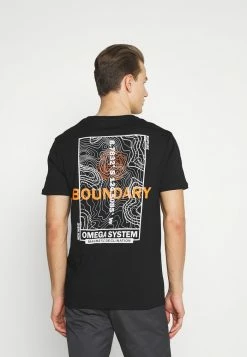 Pier One Print T-shirt - Black