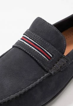 Pier One LEATHER - Slip-ons - Dark Blue -Pier One Shop b34228338bda400487d6797ceaf2ffc0