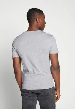 Pier One 3 PACK - Basic T-shirt - Black, Grey, Green -Pier One Shop b3e2272097fd45d28e31884f564c0681