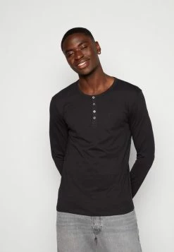 Pier One UNISEX 2 PACK - Long Sleeved Top - Mottled Blue/black -Pier One Shop b3f64355b4db4461bd646eaf0988ad1f