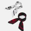 Pier One BANDANA 2 PACK UNISEX - Foulard - Black/white/red