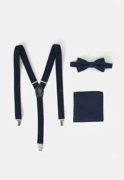 Pier One SET - Pocket Square - Dark Blue