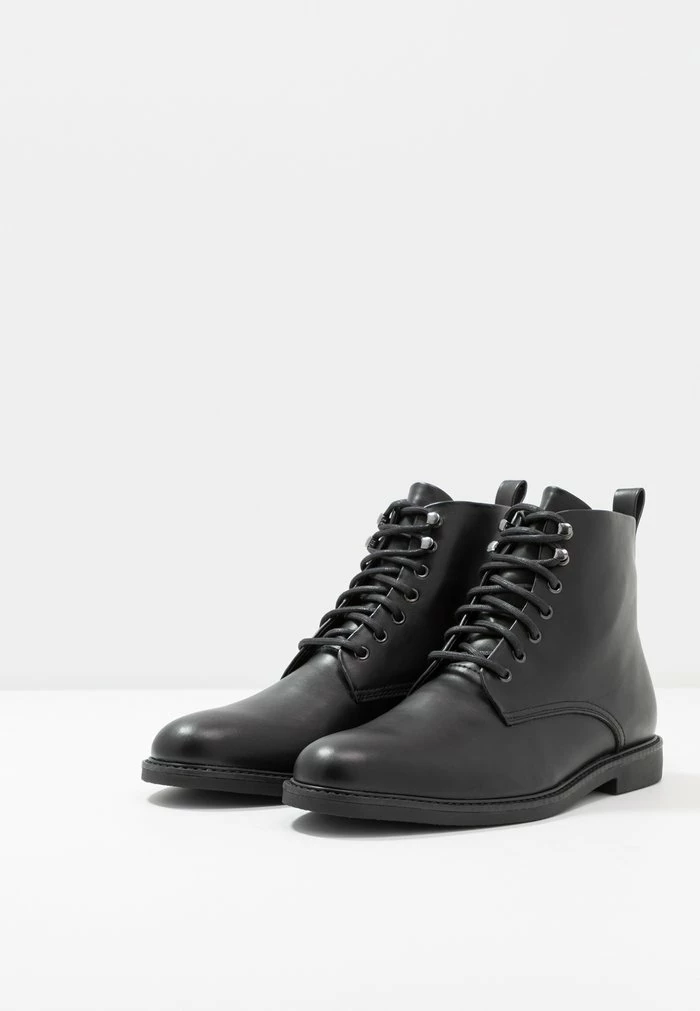 Pier One Lace-up Ankle Boots - Black 3 Pier One Lace-up Ankle Boots - Black - Image 3