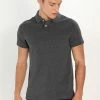 Pier One Polo Shirt - Dark Grey Melange