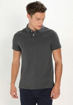 Pier One Polo Shirt - Dark Grey Melange