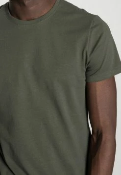 Pier One 3 PACK - Basic T-shirt - Black/grey/green -Pier One Shop ba2abdb3c78c4a8bb5a16ee701db5a1d