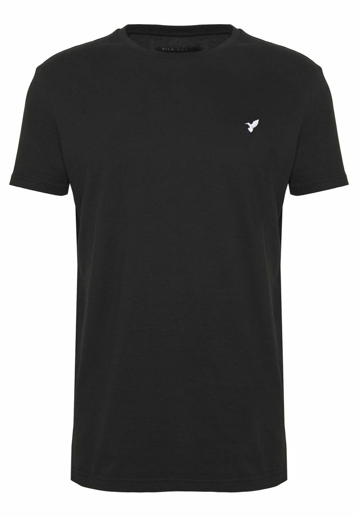 Pier One Basic T-shirt - Black 4 Pier One Basic T-shirt - Black - Image 4