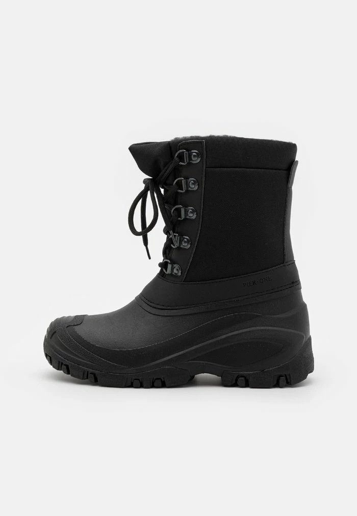 Pier One UNISEX - Winter Boots - Black 1 Pier One UNISEX - Winter Boots - Black