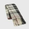 Pier One UNISEX - Scarf - Black/white