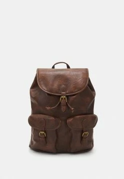 Pier One UNISEX - Rucksack - Dark Brown