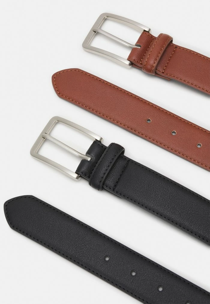 Pier One 2 PACK - Belt - Brown/black 2 Pier One 2 PACK - Belt - Brown/black - Image 2