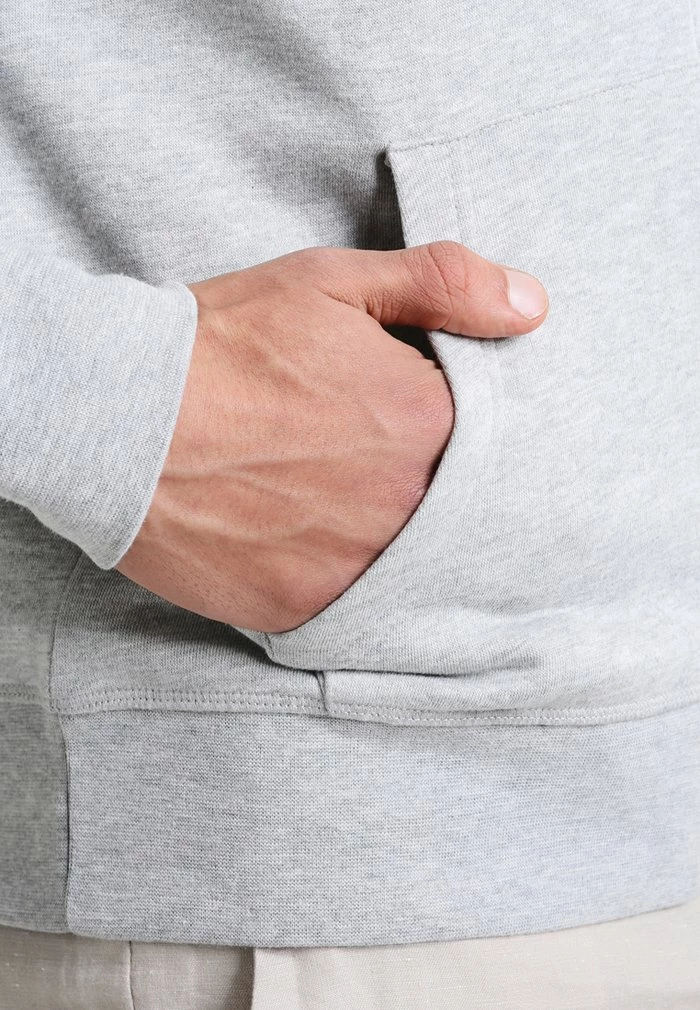 Pier One Zip-up Sweatshirt - Light Grey Melange 5 Pier One Zip-up Sweatshirt - Light Grey Melange - Image 5