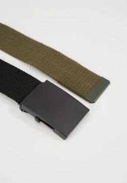 Pier One UNISEX 2 PACK - Belt - Oliv/black -Pier One Shop c3c8afa7499e4599b4752c309b32d866
