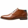 Pier One LEATHER - Smart Lace-ups - Cognac