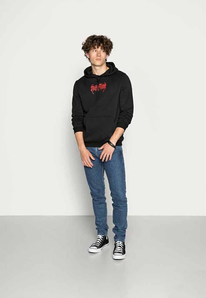 Pier One UNISEX - Hoodie - Black 2 Pier One UNISEX - Hoodie - Black - Image 2