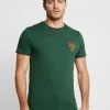 Pier One Print T-shirt - Dark Green