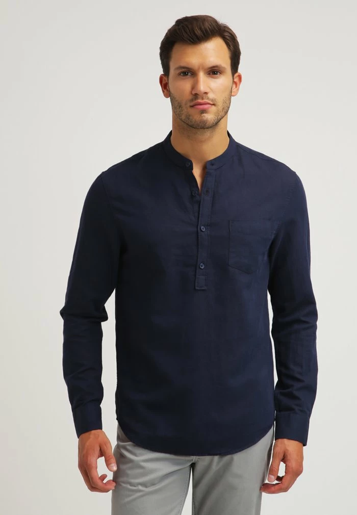 Pier One Shirt - Dark Blue 1 Pier One Shirt - Dark Blue