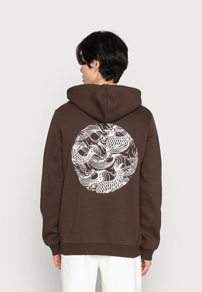 Pier One Hoodie - Dark Brown 1 Pier One Hoodie - Dark Brown