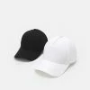 Pier One UNISEX - Cap - Black/white