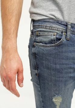 Pier One Slim Fit Jeans - Destroyed Denim -Pier One Shop c9b59730ea4f416589e15619434ec350