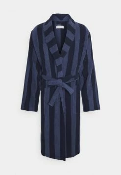 Pier One Dressing Gown - Dark Blue/blue -Pier One Shop ca16f68d6e884ddcbec033c430e07f5f
