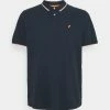 Pier One Polo Shirt - Dark Blue/orange