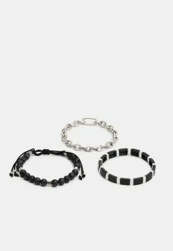 Pier One 3 PACK - Bracelet - Silver-coloured