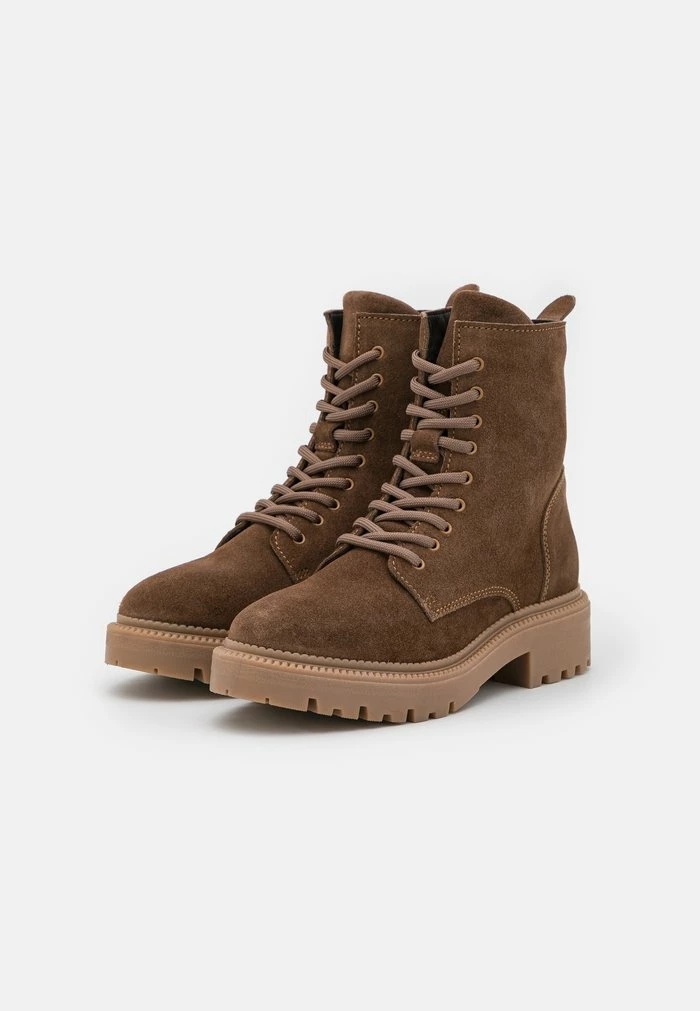 Pier One LEATHER - Lace-up Ankle Boots - Brown 3 Pier One LEATHER - Lace-up Ankle Boots - Brown - Image 3