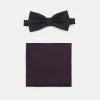 Pier One SET - Bow Tie - Dark Blue/bordeaux