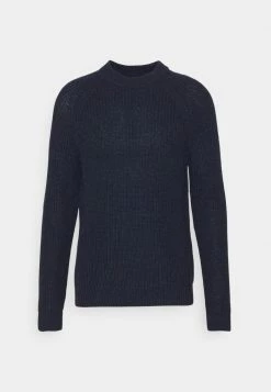Pier One CHUNKY MOCKNECK JUMPER - Jumper - Dark Blue -Pier One Shop cffe32b625634939a56fd0c6fcfd236c