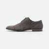 Pier One LEATHER - Smart Lace-ups - Grey