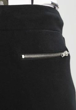 Pier One BIKER JOGGER - Tracksuit Bottoms - Black -Pier One Shop d14f4d3e23264a23856a525cf94a989d