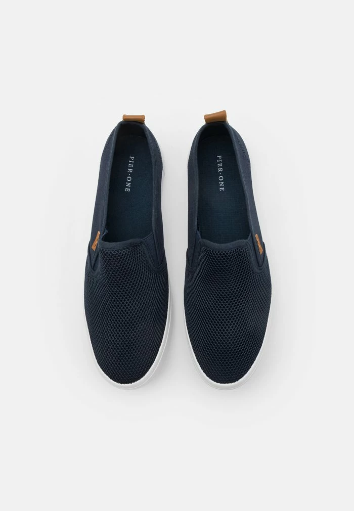 Pier One UNISEX - Slip-ons - Dark Blue 4 Pier One UNISEX - Slip-ons - Dark Blue - Image 4