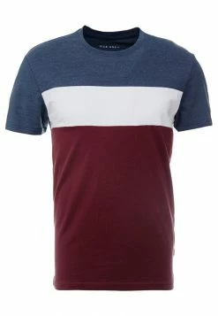 Pier One Print T-shirt - Bordeaux / Dark Blue -Pier One Shop d46de368a5e64dda9995710ec9cb589c