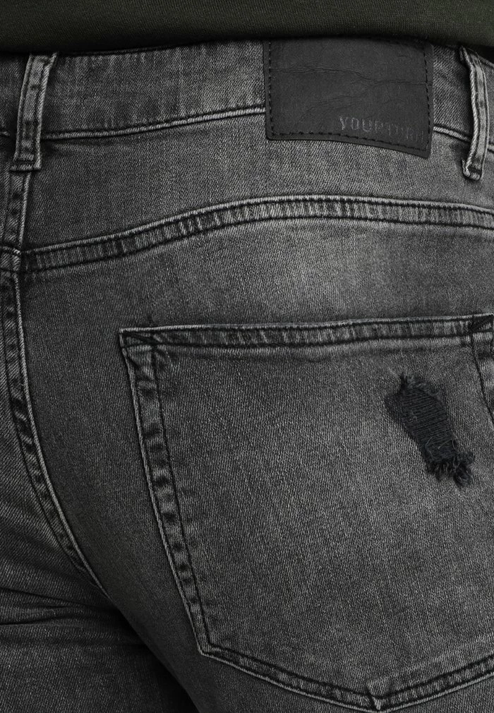 Pier One Jeans Skinny Fit - Black Denim 6 Pier One Jeans Skinny Fit - Black Denim - Image 6