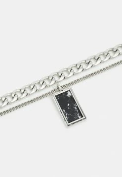 Pier One 2 PACK - Necklace - Silver-coloured -Pier One Shop d610bd454a094dde8cd57c175bb68e3d