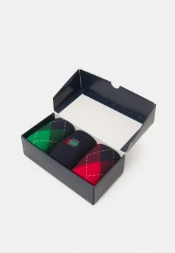 Pier One 3 PACK - Socks - Bordeaux/dark Blue/green -Pier One Shop d6746b1dca994a108599a8deebd383fd