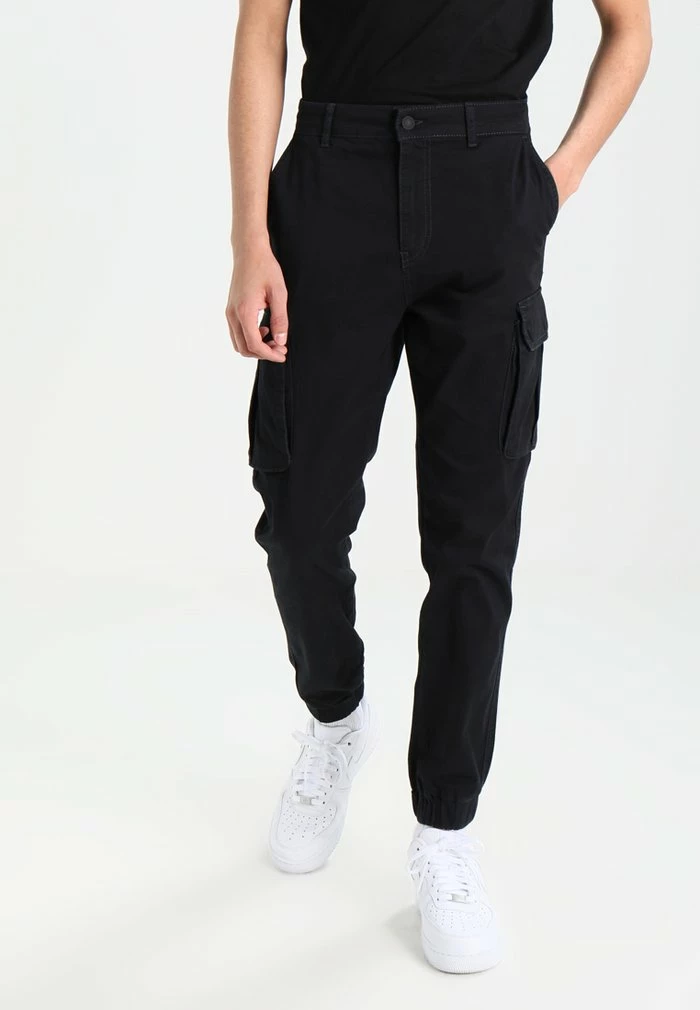 Pier One Cargo Trousers - Black 1 Pier One Cargo Trousers - Black