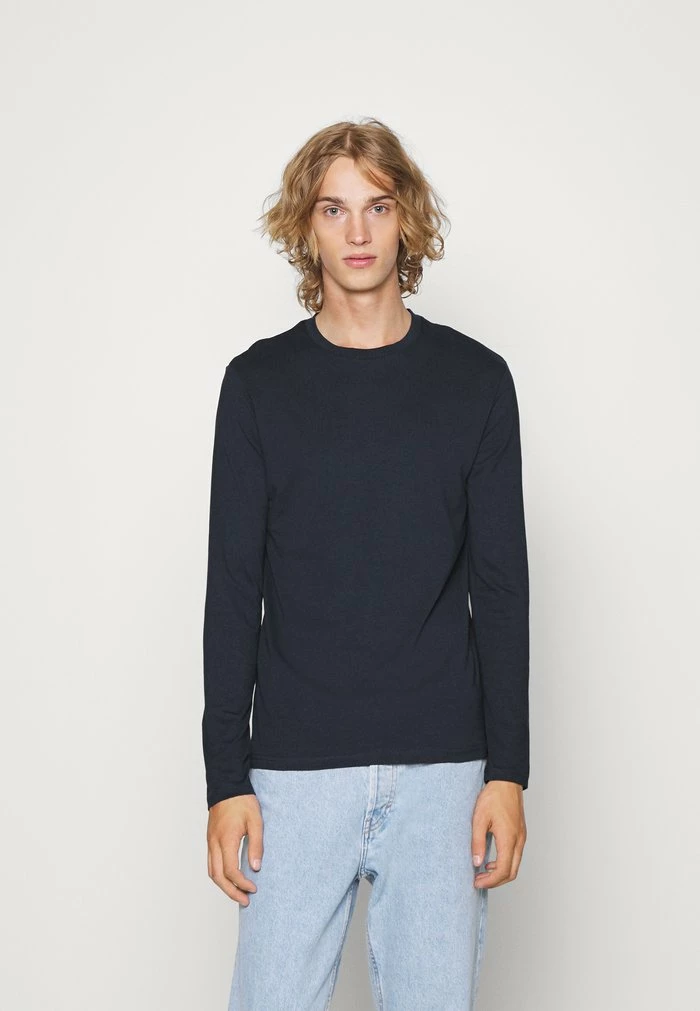 Pier One 3 PACK - Long Sleeved Top - Dark Blue/dark Grey/olive 2 Pier One 3 PACK - Long Sleeved Top - Dark Blue/dark Grey/olive - Image 2