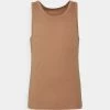 Pier One 3 PACK - Undershirt - Tan