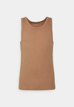 Pier One 3 PACK - Undershirt - Tan