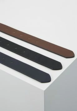 Pier One 3 PACK - Belt - Dark Blue/black/brown -Pier One Shop dadc3ba4b6824642bf3c013f6c419963